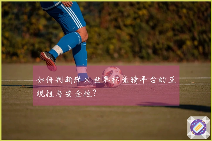 如何判断烽火世界杯竞猜平台的正规性与安全性？