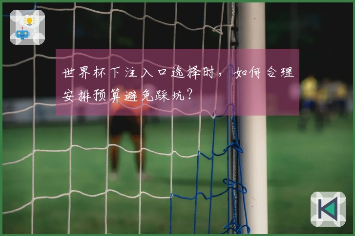 世界杯下注入口选择时,如何合理安排预算避免踩坑?