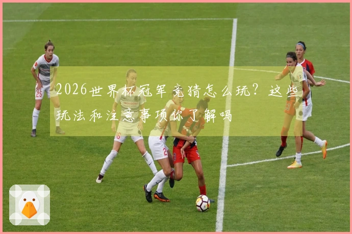 2026世界杯冠军竞猜怎么玩？这些玩法和注意事项你了解吗